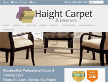 Tablet Screenshot of haightcarpet.com